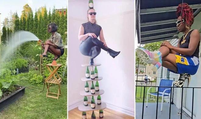 麻辣鸡12年前MV突然翻红！网友们学她金鸡独立卷到两瓶指甲油都能立？？